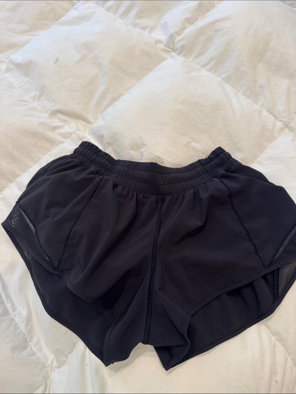 lululemon athletica Black Athletic shorts with Built-In Liner